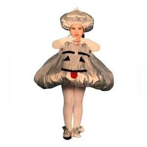 Weve Dance Creations Costume Silver Hershey Candy Kiss Emoji Size L